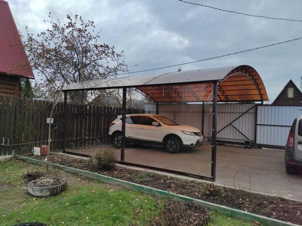 Прозрачные шторы ПВХ для навеса под автомобиль в Лихославле